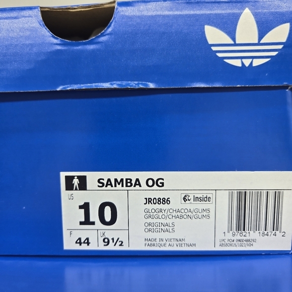 New adidas Samba OG Glory Grey Charcoal Men\'s Shoes Size 10 main image 6